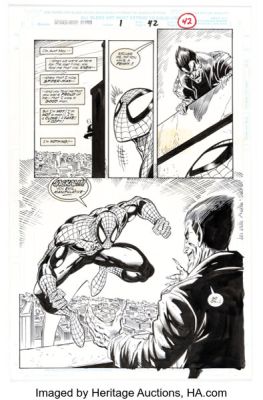 Ron Lim and Al Milgrom Spider-Man: Maximum Clonage Alpha #1 Story Page 42 Original Art (Marvel, 1995). | Heritage