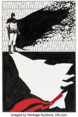 Jorge Fornés The Shadow / Batman #6 Variant Cover Original Art (Dynamite Entertainment/DC, 2017). | Heritage