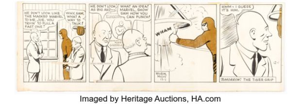 Wilson McCoy The Phantom Comic Strip Original Art 12-1-48 (King Features Syndicate, 1948). | Heritage