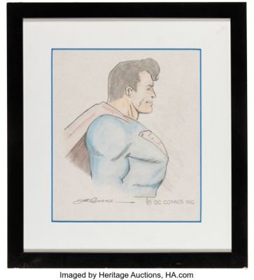 Joe Shuster - Superman Illustration Original Art (undated).