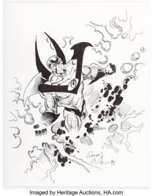 Damon Willis - Vortex Sketch Original Art (1994). | Heritage