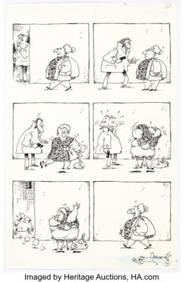 Sergio Aragonés Sergio Aragonés’ Louder than Words #6 Complete 1-Page Story Original Art (Dark Horse, 1997). | Heritage