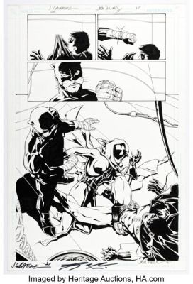 Jim Calafiore and Jack Purcell Gotham Underground #3 Story Page 17 Original Art (DC, 2008).