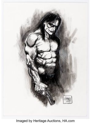 James O’Barr - The Crow Specialty Illustration Original Art (2008). | Heritage