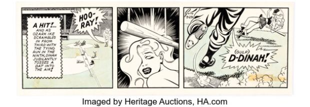 Ray Gotto Ozark Ike Daily Comic Strip Original Art dated 5-29 (King Features Syndicate, c. 1940s)