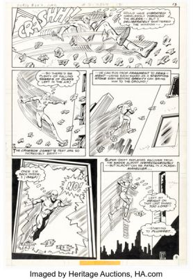 Irv Novick and Frank McLaughlin The Flash #262 Story Page 9 Original Art (DC, 1978). | Heritage