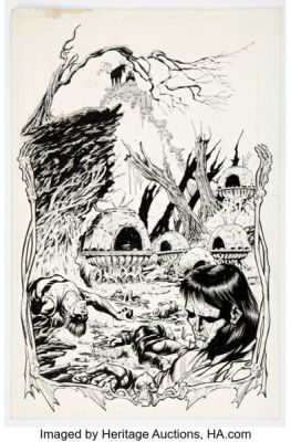 Anthony Castrillo and Anibal Rodriguez Magic: The Gathering - Nightmare #1 Story Page 8 Original Art (Acclaim/Valiant, 1995). | Heritage