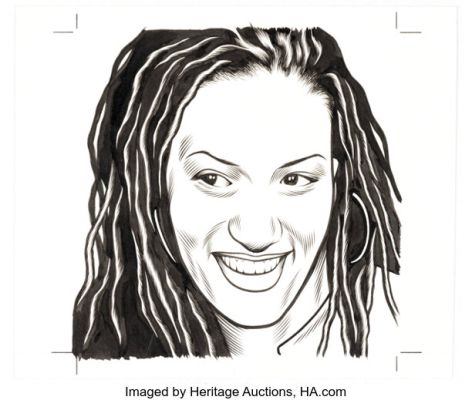 Charles Burns The Believer Magazine #23 Sarah Jones Cover Element Illustration Original Art (McSweeny’s Publication, 2005). | Heritage