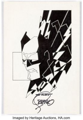 Jim Steranko - Picasso Batman Specialty Illustration Original Art (c. 2017). | Heritage