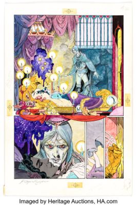 P. Craig Russell Epic Illustrated #4 Elric "The Dreaming City (Part II)" Story Page 8 Original Art (Marvel, 1980). | Heritage