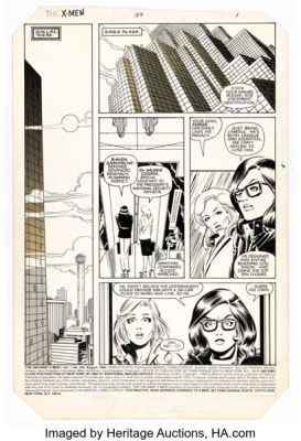 John Romita Jr. and Dan Green The Uncanny X-Men #184 Story Page 1 Original Art (Marvel, 1984). | Heritage