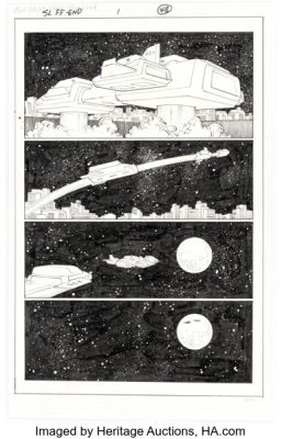 John Romita Jr. and Scott Hanna The Last Fantastic Four Story #1 Story Page 48 Original Art (Marvel, 2007). | Heritage