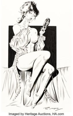 Enric Badia Romero - Modesty Blaise Specialty Illustration Original Art (undated). | Heritage
