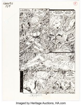 John Byrne Namor, the Sub-Mariner #25 Story Page 14 Original Art (Marvel, 1992). | Heritage