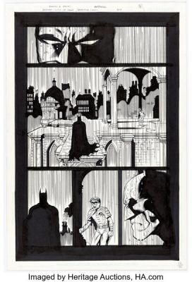 David Lapham, Ramón F. Bachs, and Nathan Massengill Detective Comics #804 Story Page 8 Original Art (DC, 2005).
