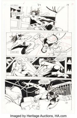 Jim Balent and Bob Smith Catwoman #37 Story Page 17 Original Art (DC, 1996). | Heritage