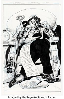 Ethan Van Sciver Joker‘s Asylum II: The Riddler #1 Cover Original Art (DC, 2010).
