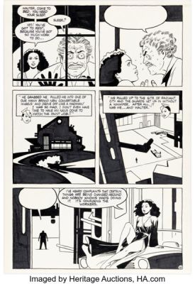 Gilbert Hernandez and Jaime Hernandez Mister X #3 Story Page 12 Original Art (Vortex, 1984). | Heritage