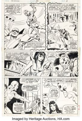 Bob Brown and Mike Esposito The Avengers #114 Story Page 8 Original Art (Marvel, 1973). | Heritage