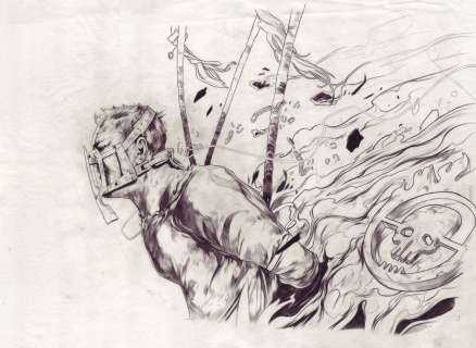 Nimit Malavia - Vertigo‘s Mad Max: Fury Road Published Book Page Illustration