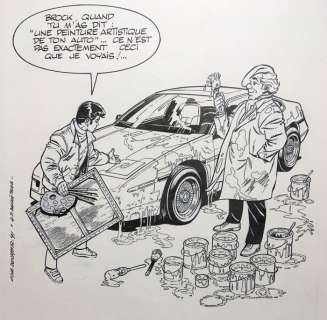 Christian Denayer - Originele cover ’De Brokkenmakers’ - striptijdschrift Jet - (1991/1994) | Catawiki