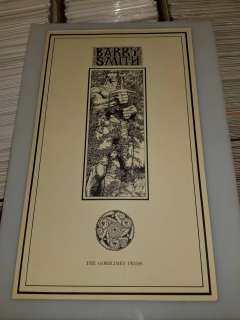 Barry Windsor Smith Fantastic Islands Portfolio Gorblimey Press Four Prints Signed #322/1000 HTF Conan 1978 | East Bay Comics
