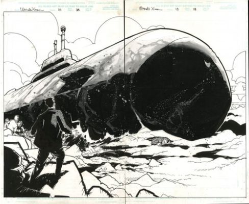 Chris Bachalo Original Art - Ultimate X-Men #18 Amazing double page splash! | eBay US