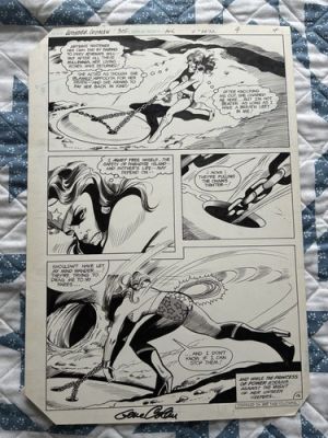 Wonder Woman #302 Original Art Gene Colan Signed One Of A Kind | eBay US (Buy It Now)