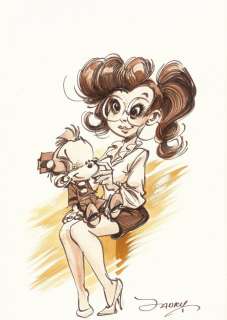 Janry (Jean-Richard Geurts) Né En 1957 - Le Petit Spirou et Mademoiselle Chiffe