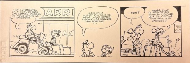 Greg - Achille Talon,Strip... | Lot 38 - Greg - Achille Talon,strip n°469 à l’encre de Chine.... | Tessier Sarrou