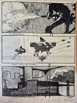 [Bd] Baudoin Edmond... | Lot 294 - [BD] BAUDOIN Edmond (né en 1942) Planche originale... | Nice Enchères