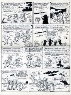 Macherot | Sibylline, planche n°14 Ã  l’encre de Chine de l’… | Banque Dessinée