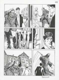 Dylan Dog #338 - Bruno Brindisi - tavola orig. + stampa lettering - Loose page - (2014) | Catawiki
