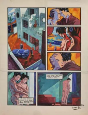 Denis Larue | Les larmes d’Irène | La Galerie de la Bande Dessinée