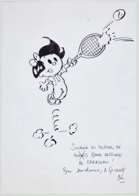 * Geerts André -... | Lot 557 - * Geerts André - Dédicace : Superbe dessin représentant... | Tessier Sarrou