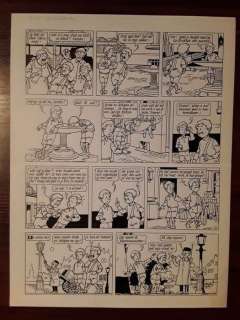 Suske en Wiske - Originele pagina (p.34) - De 7 Schaken - (1995) | Catawiki