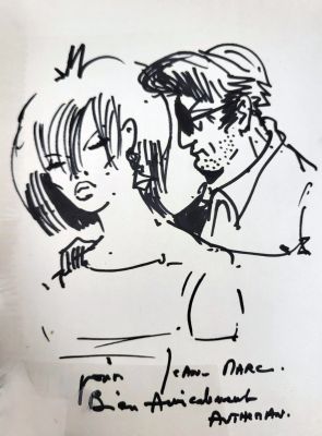 Autheman Jean Pierre Rare... | Lot 25 - AUTHEMAN Jean Pierre Rare dédicace sur l’album Ma zone... | Vermot et Associés