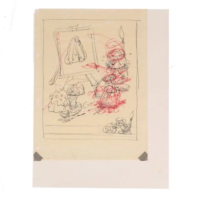 Peyo. (1928-1992)... | Lot 185 - PEYO. (1928-1992) LES SCHTROUMPFS. Croquis pour un... | misc / divers