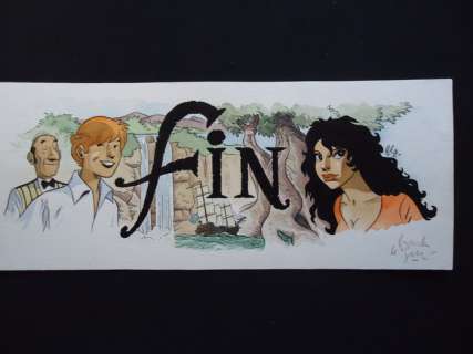 Le Gall, Frank - Dessin original couleur - Fin | Catawiki