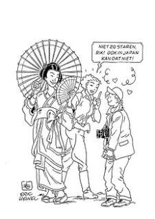 Eric Heuvel - Groot formaat originele tekening - January Jones - Loose page - (2020)