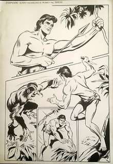 Tarzan - Guido Zamperoni - Tavola originale - Loose page | Catawiki