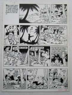 Suske en Wiske - Originele pagina (p.5) - Het eiland Amoras - Loose page - (1967) | Catawiki