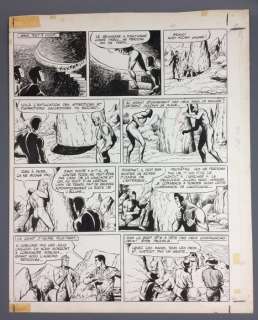 Bob Morane T7 - Planche originale - La vallée des crotales - (1969) | Catawiki