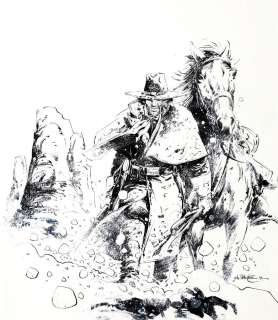 Vance | Marshal Blueberry, illustration Ã  l’encre de Chin… | Banque Dessinée