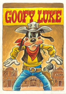 Goofy Luke – Western Tribute | Corner4art