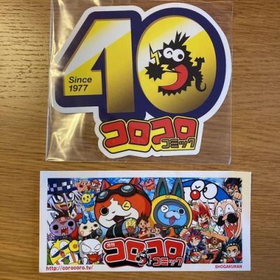 CoroCoro 40th Anniversary Logo Sticker - Unused, Character & Franchise Badge | eBay Europe (Buy It Now)