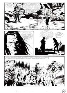 Magico Vento n. 18 - Tavola Originale "l’ombra del guerriero" - Loose page - First edition - (1998) | Catawiki