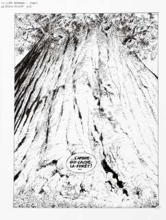 Dany | Olivier Rameau, planche n°13 Ã  l’encre de Chine … | Banque Dessinée