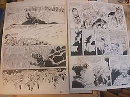 Stefano Casini - 2x tavole originali - Loose page - (1998)