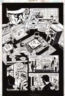 Batman | Batman GK, planche n°20 Ã  l’encre de Chine. Publ… | Banque Dessinée